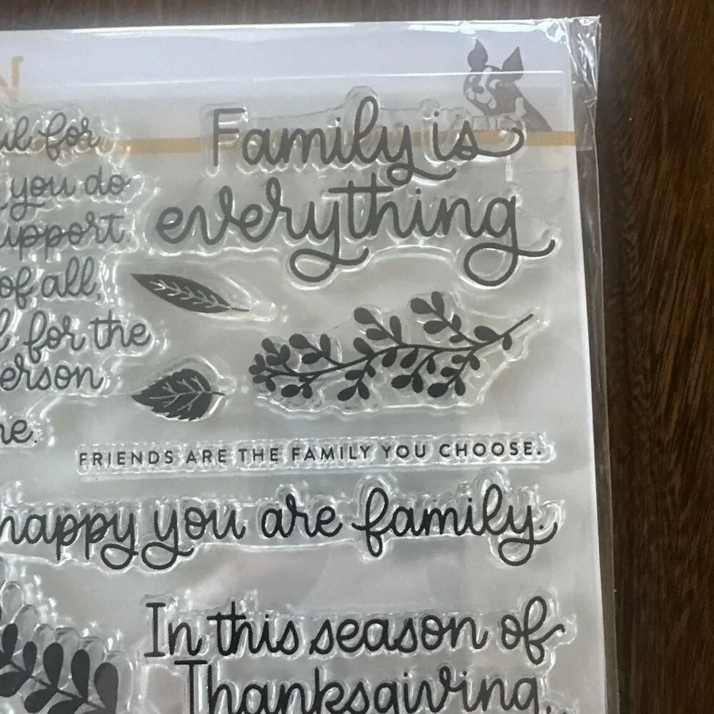Simon Says Stamp Thanks and Leaves November 2018 Card Kit incomplete